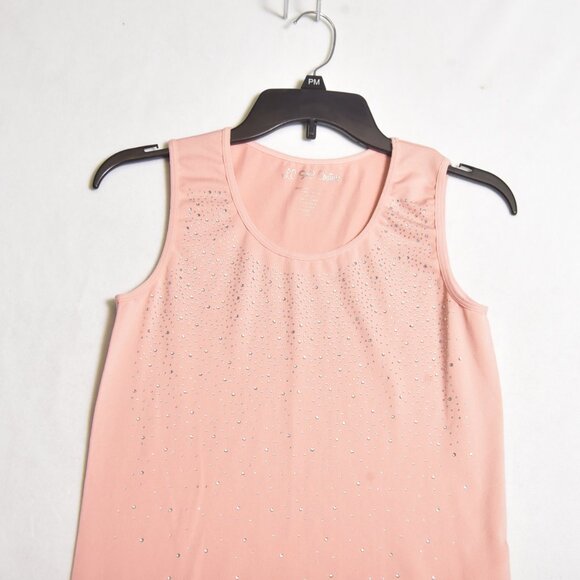 LC Couture Tank Top Base Layer Women's Size M/L Soft Pink - Picture 2 of 4